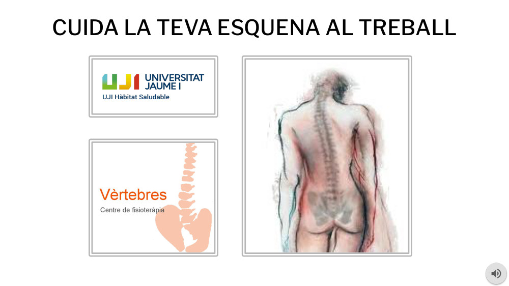 Quarta edició del Taller de l'esquena a la UJI (PAS)