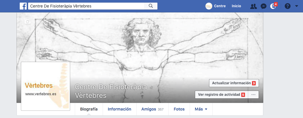 Vèrtebres estrena pàgina de Facebook