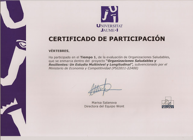 Certificat d'Organització saludable i resilient (projecte HERO)